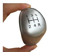 MKVAXR Gear Shift Knob Badge Emblem Cap Cover 5/6 Speed for, for Focus, MK2 MK3, for Fiesta, MK7 C-max B-max for Galaxy for Kuga Gear Shift Knob(Silver 5speed)
