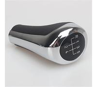 MKVAXR Gear Shift Knob, for, E46 E53 E60 E61 E63 E65 E81 E82 E83 E87 E90 E91 E92 X1 X3 X5 1 3 5 6 Series Chromed Matte Carbon Gear Shift Knob(Chromed 5speed)