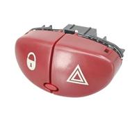 MKVAXR Hazard Warning Flasher Switch Dangerous Light Button, for Peugeot, 206 207, for Citroen, C2 6554L0 96403778JK Hazard Warning Switch