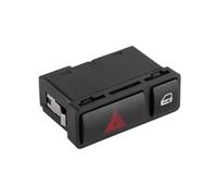 MKVAXR Hazard Warning Light Switch Emergency Flasher, for, E46 E53 E85 325 X5 3 Series On Off Door Central Lock 61318368920 car hazard light control Hazard Warning Switch