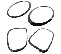 MKVAXR Headlamp Tail Light Trim Ring Glossy Black, for F55 F56 F57 with Installation Tool Car Headlamp Trim Surround Cover(Tail Light)