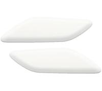 MKVAXR Headlight Fluid Spout Trim 2 Pcs, for Mazda 6 Atenza 2017 2018 2019 Headlamp Washer Spray Nozzle Cover Lid Car Front Bumper Headlight Cleaner, for Jet Cap Trim(White Lh Rh)