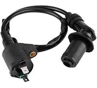 MKVAXR Ignition Coil, Spark Coil, Ignition Coil Spark Plug Wire, for GY6 50CC 125CC 150CC Engine MotorcycleDirtBikeScooterMoped(black) Cdi Spark Plug Kit