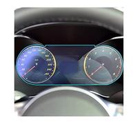 MKVAXR Instrument Screen Protector, for Mercedes, for Benz, for C-class W205 2019 2020 Car Navigtion Tempered Glass LCD Screen Protective Film Tempered Glass Protector Car Screen Protector(BLACK Dashb
