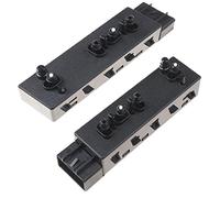 MKVAXR Left And Right Driver Seat 8 Way Power Adjuster Switch, for Chevrolet, for GMC, for Cadillac, for Buick, 12451497 12451498 Car Seat Adjustment Switch(A Pair)