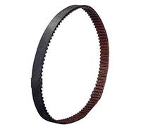 MKVAXR LL-2GT GT2 Closed Loop Timing Belt, Rubber Synchronous Belt, Fiberglass GT2 Gear, Width 6mm, 3D Printer Parts, 3D Printer Timing Belt(BLACK 92MM)