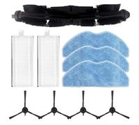 MKVAXR Mop Pads Filter Mian Side Brush Parts, for MiWhole, for M8 Lite Robot Vacuum Cleaner Replacement Home Appliance Spare Parts Mopping Pads(A)