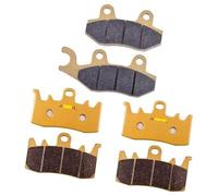 MKVAXR Motor Bike Ceramic Front And Rear Brake Pads, for T-RIUMPH 1200 Tiger XCA XCX XR XRT XRX Low 2018 2019 Motorcycle Brake Pads(BLACK Rear)