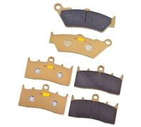 MKVAXR Motor Bike Ceramic Front Rear Brake Pads Set, for K1600GT K1600 GTL K1600GTL 2011 2013 K 1600 GT SE GTL E 2012 2013 Motorcycle Brake Pads(BLACK Front and Rear)