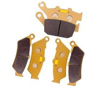 MKVAXR Motor Bike Front and Rear Brake Pads, for H NT 650 V W, for VW, VX VY V1 Deauville 1998-2001 Motorcycle Brake Pads(BLACK Front and Rear)