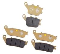 MKVAXR Motor Bike Front and Rear Brake Pads, for K Z750 ZR750 ZR750L Z750L ZR750M ZR 750 L7F L8F L9F LAF LBF M7F M8F M9F MAF MBF Motorcycle Brake Pads(BLACK 1set Ceramic)