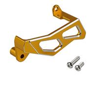 MKVAXR Motorcycle CNC Rear Brake Caliper Guard Aluminum For DRZ400SM DRZ 400SM DRZ 400 SM 2005-2021 Motorcycle Brake Disc Guard(Gold)