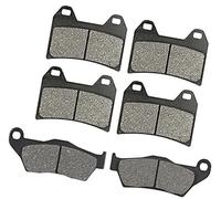 MKVAXR Motorcycle Front and Rear Brake Pads, for Aprilia, RST Futura 1000, for Moto Guzzi, Breva V 1100 Griso 1100 FA244 FA181 Motorcycle Brake Pads(BLACK Front and Rear)