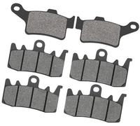 MKVAXR Motorcycle Front and Rear Brake Pads, for CAN-AM, Spyder RS RS-S, for, Caliper RT ST F3 LTD RT-S ST-S F3-S Daytona 500 SE6/SM6 Motorcycle Brake Pads(BLACK Front)