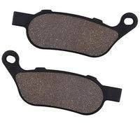 MKVAXR Motorcycle Front and Rear Brake Pads, for Harley, Night Train FXSTB Rocker FXCW FXCWC Breakout FXSB Blackline FXS FA457 FA458 Motorcycle Brake Pads(BLACK Rear)