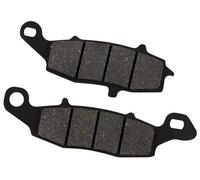 MKVAXR Motorcycle Front and Rear Brake Pads, for VL1500 Intruder VL1500 C90 C90T Boulevard 2005-2010 FA229 FA231 Motorcycle Brake Pads(BLACK 1 Pair Front Left)