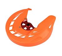 MKVAXR Motorcycle Front Brake Disc Rotor Guard Cover Protector Motocross Offroad For CR CRF 125R 250R 450R 250X 450X 450RX 250L 2002-2020 Motorcycle Brake Disc Guard(Orange)