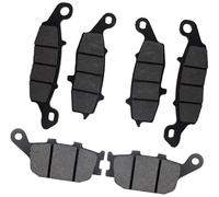 MKVAXR Motorcycle Front Rear Brake Disc Pads Set, for SV400 DL650 DL1000 V-Strom DL 650 1000 GSF650 Naked Bandit 650 GSR750 SV650 Motorcycle Brake Pads(BLACK Front and Rear)