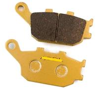 MKVAXR Motorcycle Front Rear Brake Pads, for H XL700 XL700V Transalp 3piston front caliper front rear wheels XL 700 CBF1000 CBF 1000 Motorcycle Brake Pads(BLACK 1pair Ceramic Rear)