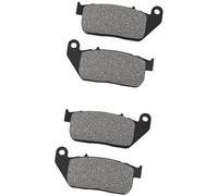 MKVAXR Motorcycle Front Rear Brake Pads, for Harley, XL883R Sportster R XL 883 R Roadster XL1200R XL 1200 R Sportster Roadster Motorcycle Brake Pads(BLACK 2 Pair)
