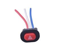 MKVAXR Motorcycle Switch Hazard Light Button Double Flash Warning Emergency Lamp Signal Flasher With 3 Wires, for Hazard Warning Switch