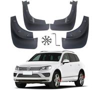 MKVAXR Mud Flaps Assembly Car Mud Flaps, for Vw, for Touareg Splash Guards Flap Mudguards Front Rear 4Pcs 2010 2011 2012 2013 2014 2015 2016 2017(BLACK R R Line 2010 2017)