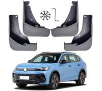 MKVAXR Mud Flaps Assembly For Vw, for Tiguan Car Mud Flaps Splash Guards Flap, Mudguards Front Rear 4Pcs 2007 2008 2009 2010 2011 2012 2013 2014 2015(BLACK R line 2023 2025)