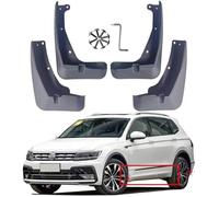 MKVAXR Mud Flaps Assembly For Vw, for Tiguan Car Mud Flaps Splash Guards Flap, Mudguards Front Rear 4Pcs 2007 2008 2009 2010 2011 2012 2013 2014 2015(BLACK R line 2016 2022)