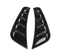 MKVAXR Pair Canard Spoiler Splitter Front Bumper Side Trim Cover, for Mercedes, C Class W205 C63 C180 C200 C260 C300 C180L C200L 2019+ Car Spoiler Trim(GlossBlack)