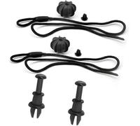 MKVAXR Parcel Shelf String Cord, for Golf, Mk5 Mk6 MK7 2006-2019 Car Rear Trunk Tray Cover Strap 1K6863447A Luggage Rack Strap(BLACK 1set)