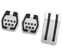 MKVAXR Pedal Pad, for Focus, 2, for, 3 4 MK2 MK3 MK4 Kuga RS ST 2005-2017 Clutch Gas Brake Pedals Pads MT Stainless Car Cover Clutch Pedal(BLACK C Style 3piece)