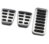 MKVAXR Pedal Pad, for Hyundai, for Elantra, for Accent I30, for IX35, for IONIQ, for Veloster, for Encino, for LAFESTA Stainless Steel Car Gas Brake Clutch Clutch Pedal(BLACK MT pedal)