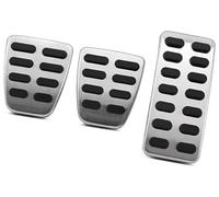 MKVAXR Pedal Pad, for Hyundai, Ix25, for Creta, for Accent, for Verna, for Solaris, for Kia, K2, for Rio, for Soul KX3 Foot Fuel Brake Clutch Cover Pedals Clutch Pedal(BLACK RHD MT Without REST)