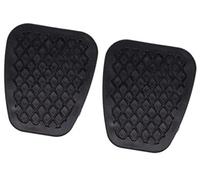 MKVAXR Pedal Pad, for JAZZ, for GE1/2/3 2008 2007 2006 2005 2004 2003 2002 Car Rubber Brake Clutch Foot Covers Manual Transmission Clutch Pedal(BLACK 2piece)