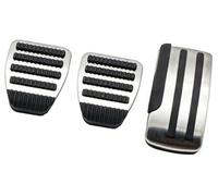 MKVAXR Pedal Pad, for NISSAN, for X-TRAIL, T31, for Qashqai, J10, for Pathfinder, for Patrol, for Armada, for Accelerator Brake Clutch Fuel Gas Foot Pedal Cover AT MT Car Clutch Pedal(BLACK MT)