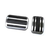 MKVAXR Pedal Pad, for Peugeot, 308 2007-2019 3008 5008 2016-2019 408 2014-2019 AT MT Cover Car Styling Pads Break Accelerator Pedals Clutch Pedal(BLACK AT 2PIECE)