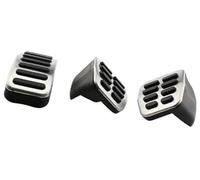 MKVAXR Pedal Pad, for VW, for POLO, for Bora, for Lavida, for Jetta, MK4, for Golf, for Skoda, for Fabia Parts Auto Car Fuel Brake Clutch Pedals Cover Clutch Pedal(BLACK MT 3 Pieces)