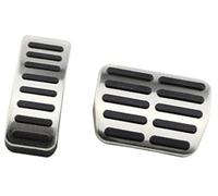 MKVAXR Pedal Pad, for VW, for POLO, for Bora, for Lavida, for Jetta, MK4, for Golf, for Skoda, for Fabia Parts Auto Car Fuel Brake Clutch Pedals Cover Clutch Pedal(BLACK AT 2 Pieces)