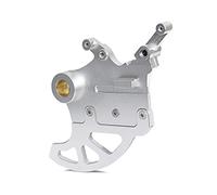 MKVAXR Rear Brake Disc Guard Brake Caliper Bracket Adapter Support, for YAMAHA, for YZ YZF WRF 125 250 450 YZ250F YZ450F YZ250X FX YZ450X FX 2016-2020 Motorcycle Brake Disc Guard(Silver)