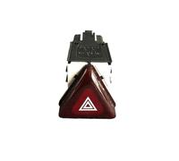 MKVAXR Red Hazard Warning Flash Switch Button, for Volkswagen, for Jetta, for Golf, GTI MK5 2004-2009 Rabbit 1K0953509A 18G953509 car hazard light control Hazard Warning Switch