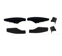 MKVAXR Roof Rack Cover, for Hyundai, for Santa Fe, for Santafe 2002-2006 Front Rear Left Right Middle Luggage Bar Rail End Shell Plasitc Cover Car Roof Rack(Middle Right)