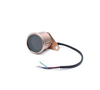 MKVAXR Seven Color Universal Copper Motorbike Instrument Display Oil Level Meter LCD Gauge Tachometer Motorcycle Digital Speedometer Motorcycle Speedometer(Copper)