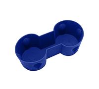 MKVAXR Soft Silicone Rubber Cup Holder Insert, for Tesla, Model 3 Multi Functional Practical Convenient Car Auto Accessories Car Cup Holder(Blue)