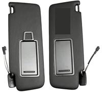 MKVAXR Sun Visor Assembly Car Sun Visor, for Skoda for Octavia for Fabia 2007 2008 2009 2010 2011 2012 2013 2014 with Mirror Front Assembly Accessories(BLACK 2007 2014 Pair)