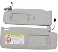 MKVAXR Sun Visor Bracket Auto Accessory 1Pair Grey Front Sun Visor Panel with Makeup Mirror Sunshield, for Golf 8 Mk8 2020-2025