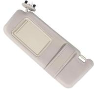 MKVAXR Sun Visor Bracket Front Sun Visor Car Interior with Mirror and Light Grey Beige Shade Left Right for TOYOTA Camry 2006 2007 2008 2009 2010 2011(Beige Left)