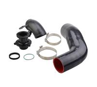 MKVAXR Turbocharger Inlet Outlet Upgrade Pipe Silicone Hose Muffler Delete, for VW, for Golf, MK7, for, S3 A3 V8 TT MK3 A3 S3 TT EA888 Engine Turbo Intake Hose(Red)