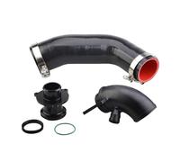 MKVAXR Turbocharger Inlet Outlet Upgrade Pipe Silicone Hose Muffler Delete, for VW, for Golf, MK7, for, S3 A3 V8 TT MK3 A3 S3 TT EA888 Engine Turbo Intake Hose(Full kit)