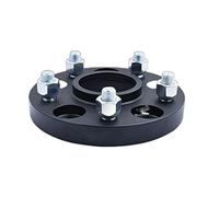 MKVAXR Wheel Spacers 5x114.3 15mm 20mm Hubcentric 64.1mm Aluminum Wheel Spacer Adapter, For Car CRV, for Civic, for Accord, Separadores Wheel Spacer(Black 1PCS 15MM)