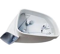 MKVAXR Wing Mirror Cap, for Chevrolet, for Captiva 2007 2008 2009 2010 2011 2012 2013 2014 2015 2016 2017 Side Trim Frame Rearview Cover (Color : White Left) Rearview Mirror Frame(White Right)